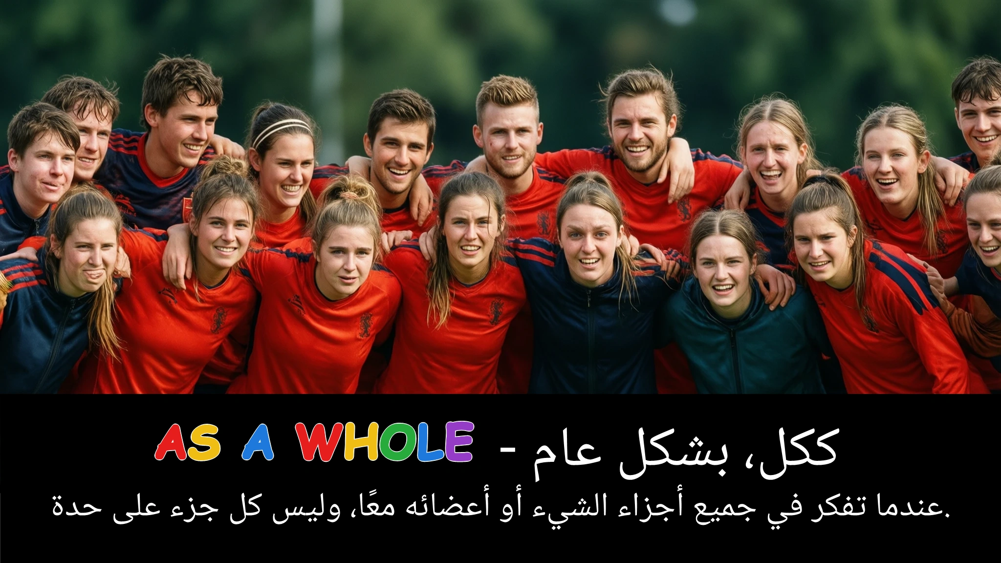 Arabic Illustration for as a whole